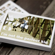 60pcs/lot"I am not perfect kid postcards"Christmas greeting cards birthday message blessing gift cards YH-1085 2024 - buy cheap