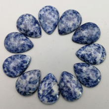 25x18mm Fashion Natural sodalite Stone beads charms teardrop CAB CABOCHON for jewelry accessories Wholesale Free shipping 20pcs 2024 - buy cheap