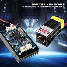 450nm 15WB Laser Head Engraving Module TTL Powerful Blu-ray Wood Marking Cut Tool E Module DIY Machine Heatsink Fan Support EU/U 2024 - buy cheap