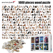 Moemo-rompecabezas de madera para niños y adultos, puzle de 2mm de grosor con figuras de animales, juguetes educativos para regalar, 1000 piezas 2024 - compra barato