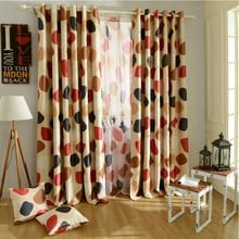 Window Curtain For Kitchen/ Living Room  Blackout Curtain +   Floral Rustic Furnishing Customized Ready Made Shades 2024 - buy cheap