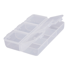 New Mini Portable Transparent Folding Empty Braille 6 Cells Pill Medicine Drug Plastic Storage Case Box Medical Tool AA 2024 - buy cheap