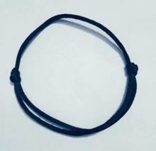 Pulseira kabala de corda preta artesanal, bracelete kabala de boa sorte para proteção feminina e masculina, 300 2024 - compre barato