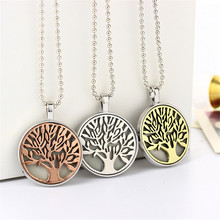Tree Of Life Dark Luminous Necklaces Rose Chain Necklace Glowing in Dark Pendant Necklaces Collares Maxi Choker Jewelry 2024 - buy cheap