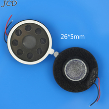 JCD Round 8 Ohm 1W Speaker 8ohm 26mm Loud Speakers Mobile Phone Small Loudspeaker Audio  Earpiece Speaker With Flex Cable  DIY 2024 - buy cheap