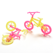 2 Pcs Mini Toy Bicycles Bikes for Accessories Girls Birthday Gifts Doll Accessories Fits for 10cm Dolls 2024 - buy cheap