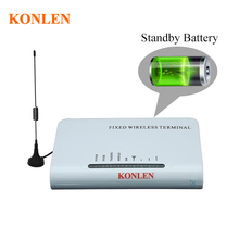 KONLEN-Terminal GSM fijo inalámbrico, Terminal de 900/1800 MHZ, 2 puertos para conectar Teléfono de Escritorio en casa, funciona con tarjeta Sim, soporte de batería de respaldo 2024 - compra barato