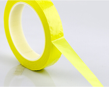 2 Rolls (17mm*66M*0.06mm) Battery, LED, Transformer Insulation Mylar Tape, High Temperature Resistant, Anti-Flame yellow 2024 - buy cheap