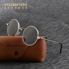 Óculos de sol steampunk polarizado para homens e mulheres, óculos vintage retrô preto 2024 - compre barato
