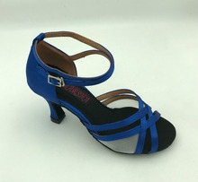 Hot Sale comfortable and fashional womens latin dance shoes ballroom salsa shoes tango shoes 6208SB  7.5cm flare heel 2024 - buy cheap