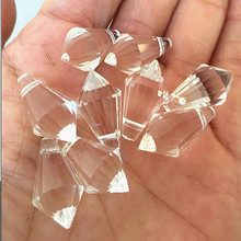 200pcs/lot 11*20mm clear mini small crystal icicle Drop pendant for chandelier,crystal curtain accessories parts decoration 2024 - buy cheap