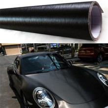 152cm*30cm/12"*60" Brushed Aluminum Vinyl Film Metallic Wrap Sticker Decal Bubble Free Air Release 2024 - buy cheap