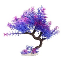 1pcs Purple Tree Ornament Aquarium Ornament background Fish Tank Aquarium Decoration Stone Island Accessories 2024 - buy cheap