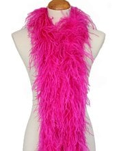 Disponible en 23 colores, 10 metros/lote, pluma de avestruz mullida boa con flecos teñidos en color rosa, 5 capas de espesor 2024 - compra barato