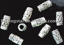 FREE SHIPPING 300Pcs Tibetan silver wire curved barrel spacers A675 2024 - buy cheap
