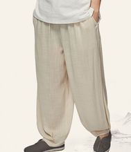 unisex 6color cotton&linen shaolin monk Kung Fu pants buddhist lay meditation trousers zen bloomers blue/red/gray Summer&Spring 2024 - buy cheap