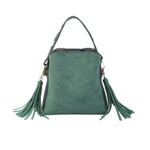 Bolsas escolares femininas, bolsas de ombro com borla, da moda e de frutas, para meninas, saco cruzado d239 2024 - compre barato