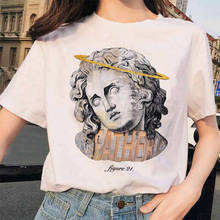 Vaporwave t shirt women tshirt t-shirt female david Michelangelo kawaii aesthetic korean harajuku ulzzang 90s Graphic shirts 2024 - buy cheap