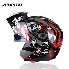 Vehemo гоночный мотоцикл шлем Crashworthy безопасности шляпа спортивные Craniacea Удобная Велоспорт 2024 - купить недорого