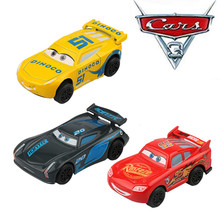 3 uds. Coches Pixar 3 Lightning McQueen Mater Jackson Storm Ramirez 1:55, juguete de aleación de Metal fundido a presión para chico, regalo de Navidad para chico 2024 - compra barato