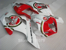 Kit de carenagem para motos suzuki gsxr1000 03 04, conjunto de carenagens vermelho e branco, gsxr1000 2003 2004 wt53 2024 - compre barato
