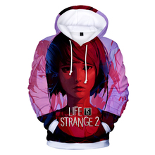 fashion Life Is Strange 2 printed 3d hoodies pullover men women Hoodie hoody top casual Long Sleeve 3D Hooded Sweatshirt clothes 2024 - buy cheap