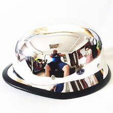 Винтажный мото rcycle немецкий шлем Ретро Скутер полушлем со встроенным козырьком для объектива casco moto helm moto capacete para DOT 2024 - купить недорого