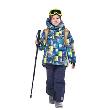 Dollplus-conjuntos deportivos de esquí para niños, chaqueta y pantalón de esquí impermeables, cálidos, con capucha, al aire libre para Snowboard, Invierno 2024 - compra barato