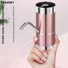 Kbxstart Portable Double Pumb Electric Water Dispenser Faucet USB Rechargeable Smart Water Pump Tap Drinking Bottle Switch 2024 - buy cheap