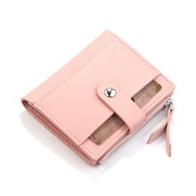 New Leather Women Wallet Hasp Small and Slim Coin Pocket Purse Women Wallets Cards Holders Luxury Brand Wallets Designer Purse 2024 - buy cheap