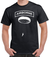 Airborne T Shirt - Paratrooper Jump 82nd Fashion Casual Print T Shirt Human Race Hip Hop Clothing Cotton Short Sleeve T Shirt 2024 - buy cheap