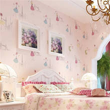 Beibehang Modern Cartoon Kid Wallpaper Children Papel De Parede Roll Pink Blue 3d Wall Paper Ballet Girl Princess Room Bedroom Buy Cheap In An Online Store With Delivery Price Comparison Specifications