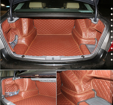 High quality! Special trunk mats for BMW 730LD 740LD 750Li 760Li F02 2015-2010 waterproof cargo liner boot carpets,Free shipping 2024 - buy cheap