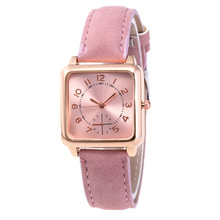 Women Watches 2019 Luxury Brand Square Dial Quartz Watch Women Fashion Casual Leather Wrist Watch Female Clock Relogio Feminino 2024 - buy cheap