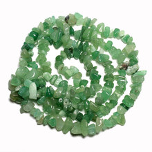 3-4x5-8mm Green Aventurine Beads Natural Freeform Chips Beads For Jewelry Making Beads 32'' Needlework DIY Beads Trinket 2024 - buy cheap