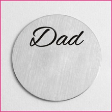 10PCS 22MM New Dad Floating Plates For 30mm Living Memory Locket For Gift SP0123 2024 - buy cheap