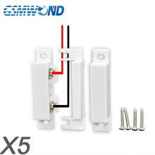 Wired Door Sensor Window Open Detector Magnetic Switch Normal Closed For Home Burglar GSM PSTN Alarm System 2024 - buy cheap