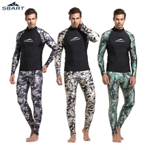 SBART Men Long Sleeved Surf Swimwear Prevent Jellyfish Quick Dry Rash Guard Sunscreen Beach T-Shirt And Pants Sold Separately 2024 - buy cheap