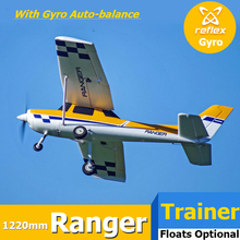 FMS RC Airplane Plane 1220mm Ranger Trainer 3S 4CH with Reflex Gyro Flight Controller Auto-balance Model Hobby Aircraft Avion 2024 - buy cheap