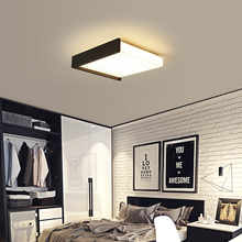 Black/white Minimalism Simple Led Ceiling Lights For Bed room light Square ceiling lamp plafonnier led home lighting Fixture 2024 - buy cheap