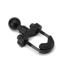 Bicycle Handle Bar Motorcycle Rail Mount Aluminum Alloy U-Bolt Base with 1 inch Ball Black 2024 - buy cheap