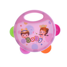 1pcs Cute Baby Kids Musical Tambourine Beat Instrument Educational Handbell Clap Drum Toys Baby Gift 2024 - buy cheap