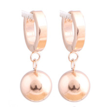 MONLA Romantic Rose Gold-Color Fashion Stainless steel Earrings Jewelry Women's Cubic Earrings 2024 - buy cheap