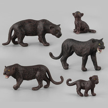 Зоопарк Детские игрушки моделирование модель животного Украшение Фигурка леопарда детские развивающие игрушки для детей Подарки 2024 - купить недорого