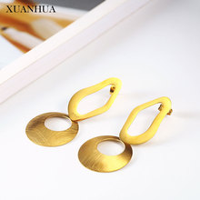 XUANHUA Drop Earrings For Women Stainless Steel Fine Jewelry Woman Accessories Bohemian Mass Effect Gifts For Women Wholesale 2024 - buy cheap