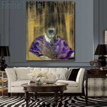 Embellecedor-Cuadros artísticos de pared para sala de estar, 1 pieza, cabeza de grito de Fran Bacon, decoración del hogar, lienzo HD, carteles de Bedeoom 2024 - compra barato