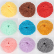 25g/Ball Hand Knitting Thin Mohair Yarn Super Soft Plush Fine Wool Crochet Yarn Villi Plump Delicate Smooth Knitted Yarn Thread 2024 - buy cheap