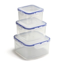 3pcs/set Sealed Crisper Set Plastic Moistureproof  square Food Storage Box Kitchen Containers Food Storage Containers 2024 - buy cheap