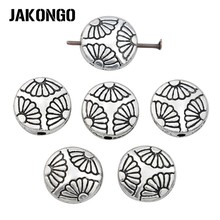 JAKONGO Round Ball Spacer Beads Antique Silver Plated Loose Beads Jewelry Making Bracelet Accessories DIY Findings 12m 10pcs/lot 2024 - buy cheap