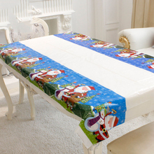 New Year Christmas Tablecloth Kitchen Dining Table Decorations Rectangular Table Covers Christmas Decorations for Home Navidad 2024 - buy cheap